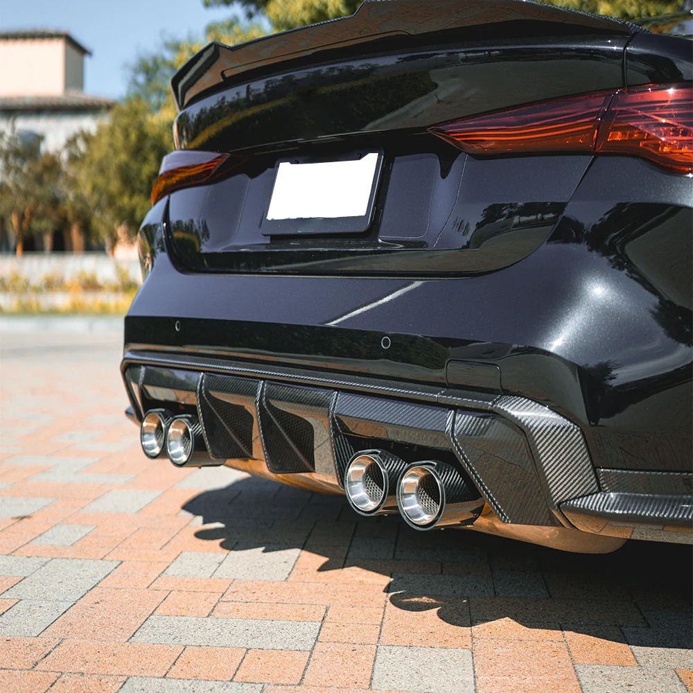 BMW M3/M4 G80/G82 Pre-Preg (Kuru) Karbon Fiber Arka Difüzör Çerçeve