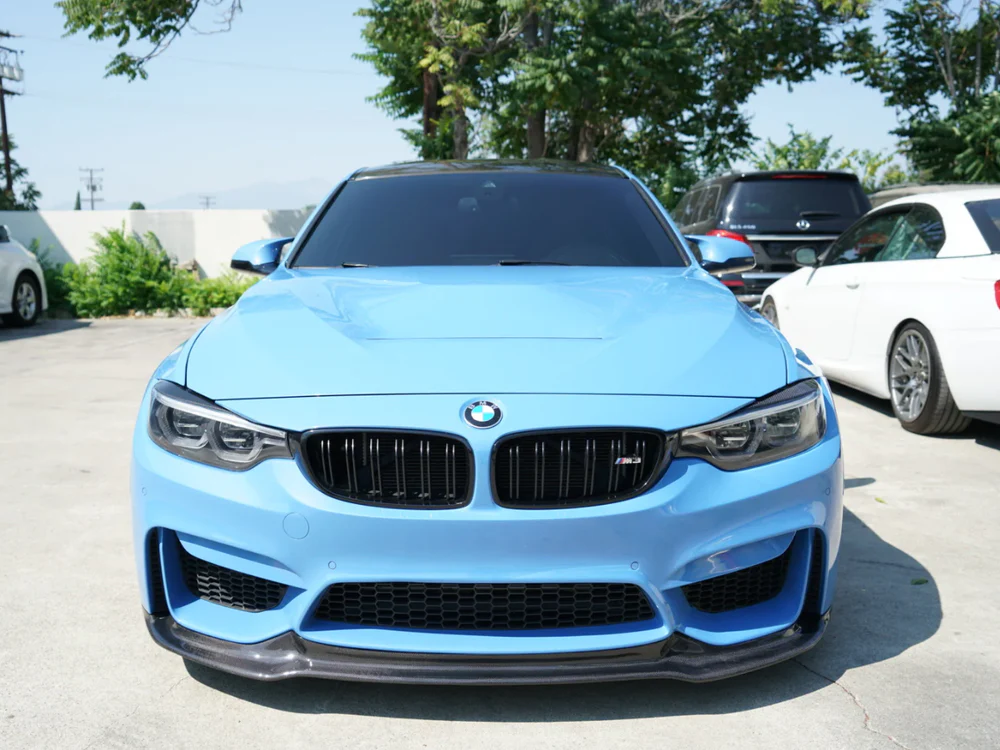 BMW M3/M4 F80/F82 Pre-Preg (Kuru) Karbon Fiber V Ön Lip