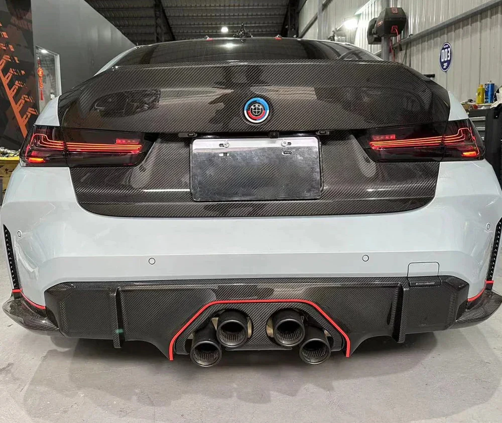 BMW M3/M4 G80/G82 Pre-Preg (Kuru) Karbon Fiber MP Arka Difüzör