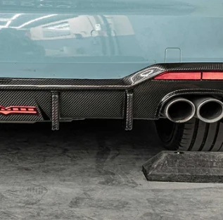 AUDI S4/A4 B9 PA Dry Carbon Fiber Second Generation Rear Lip