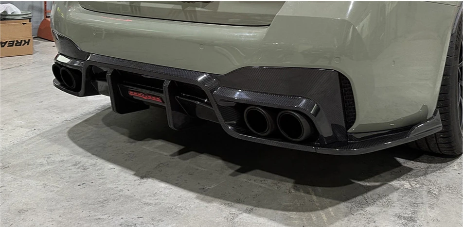 BMW M5 F90 Pre-Preg (Kuru) Karbon Fiber TKD Arka Difüzör