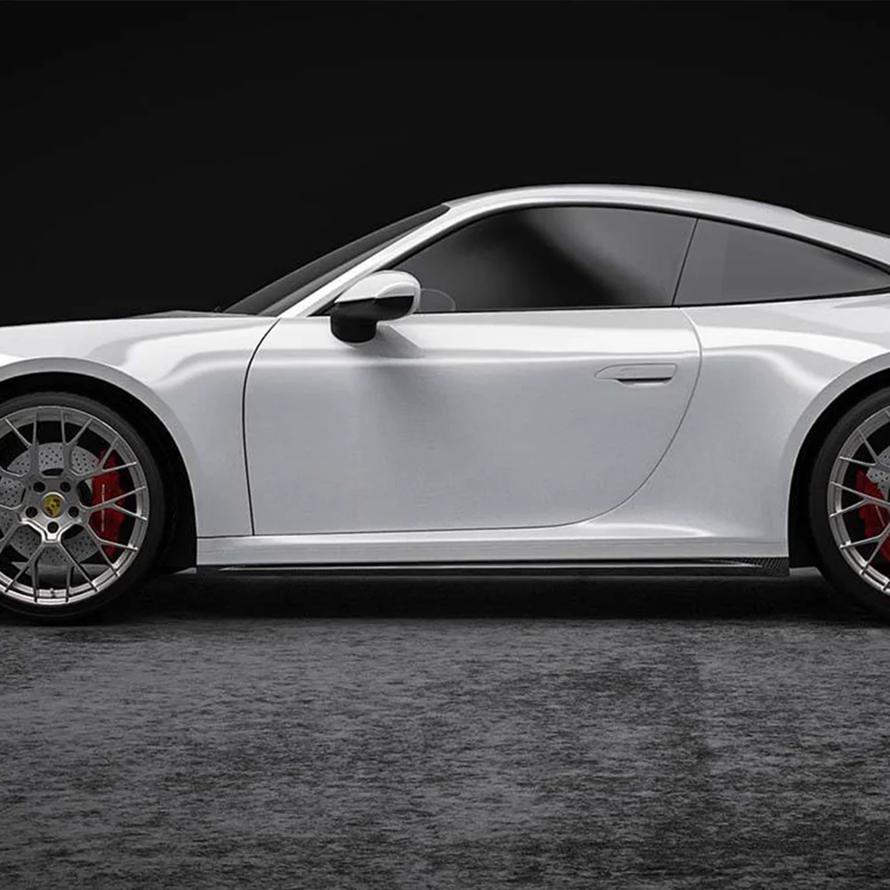 PORSCHE 911 Pre-Preg (Kuru) Karbon Fiber Yan Marşpiyel