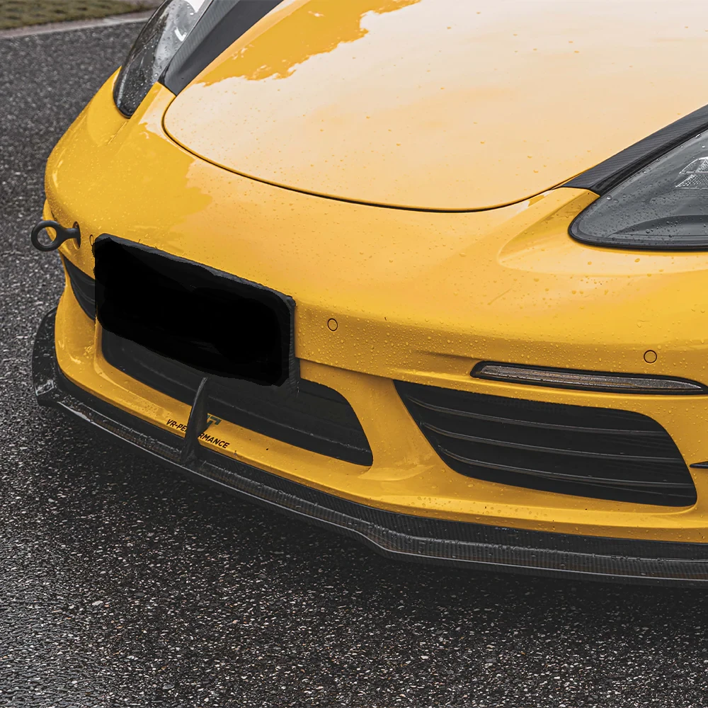 PORSCHE 718 CAYMAN/BOXSTER Pre-Preg (Kuru) Karbon Fiber Ön Lip