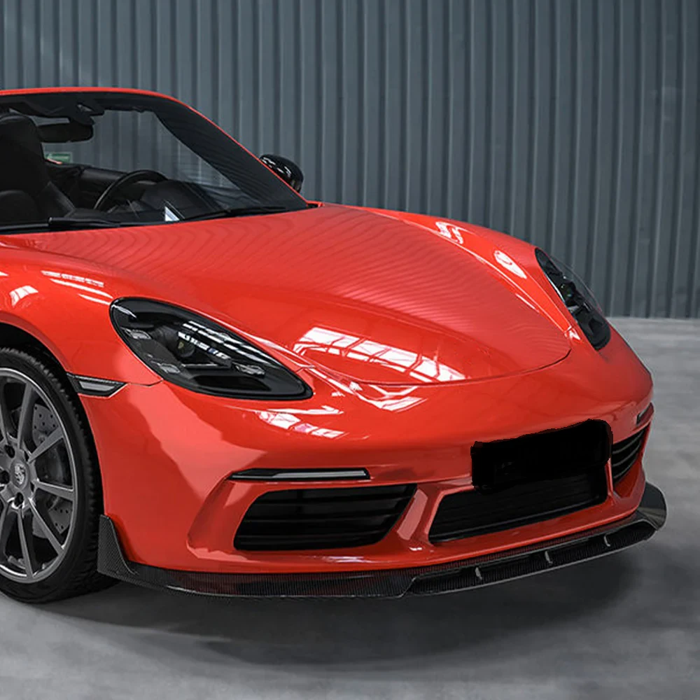 PORSCHE 718 CAYMAN/BOXSTER Pre-Preg (Kuru) Karbon Fiber Ön Lip