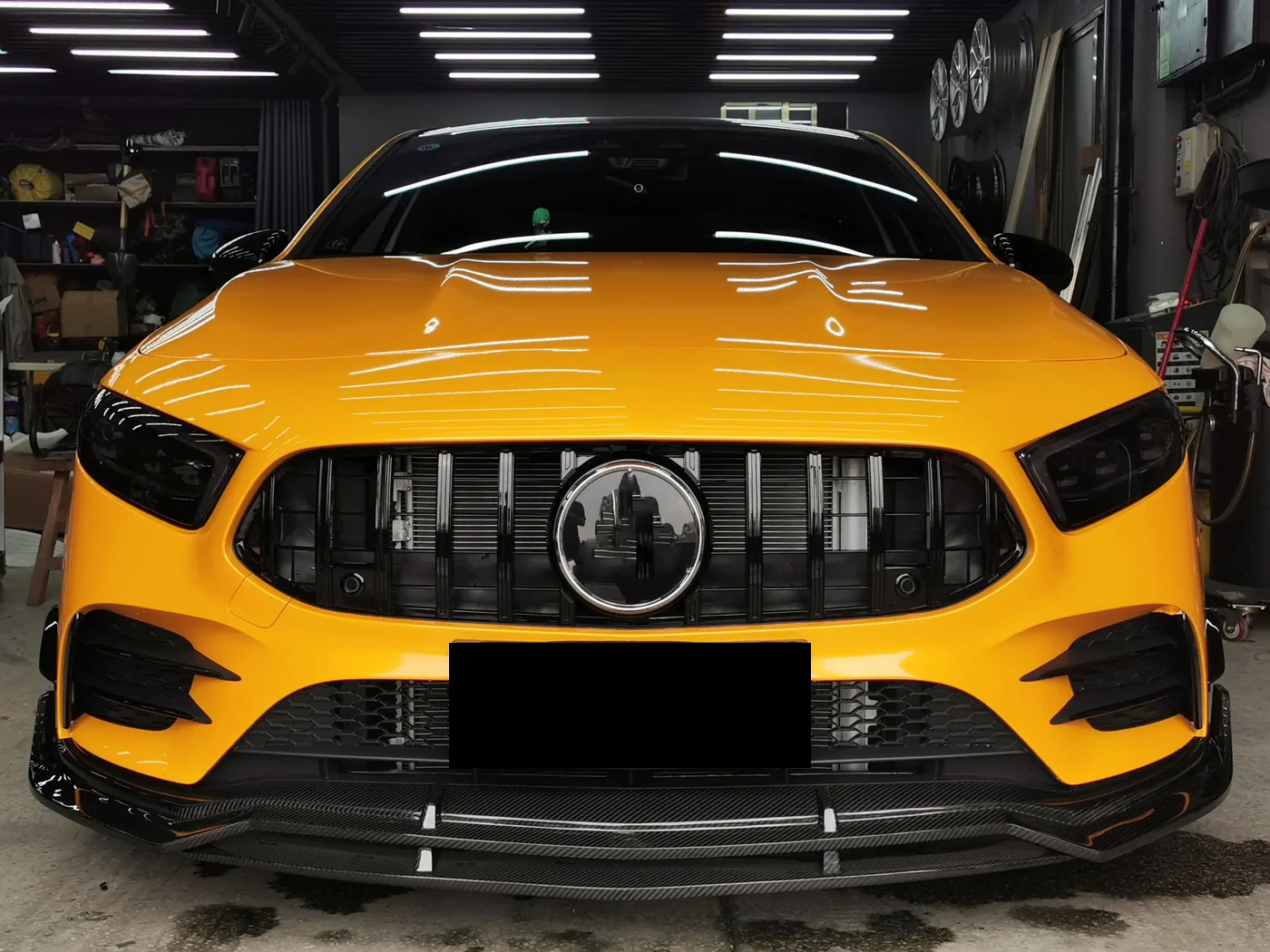 MERCEDES-BENZ AMG W177/V177 Pre-Preg (Kuru) Karbon Fiber Ön Lip