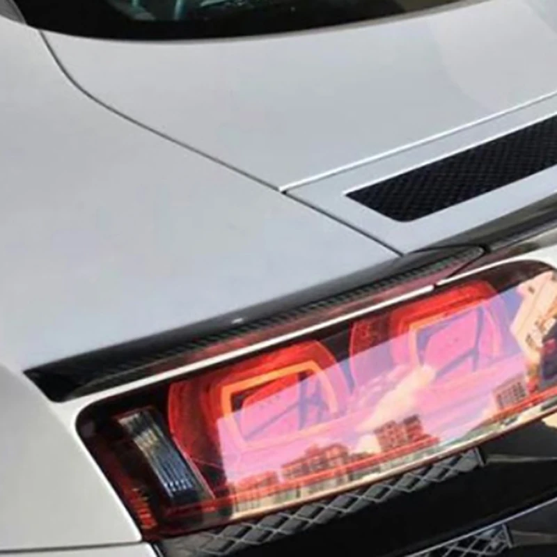AUDI R8 3PCS Carbon Fiber Rear Spoiler Wing for Extension Gen1 2008-2015