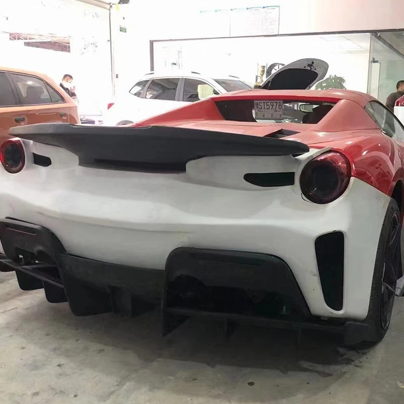 FERRARI 488 GTB/SPIDER Dry Carbon Fiber/CFRP PISTA Body Kit