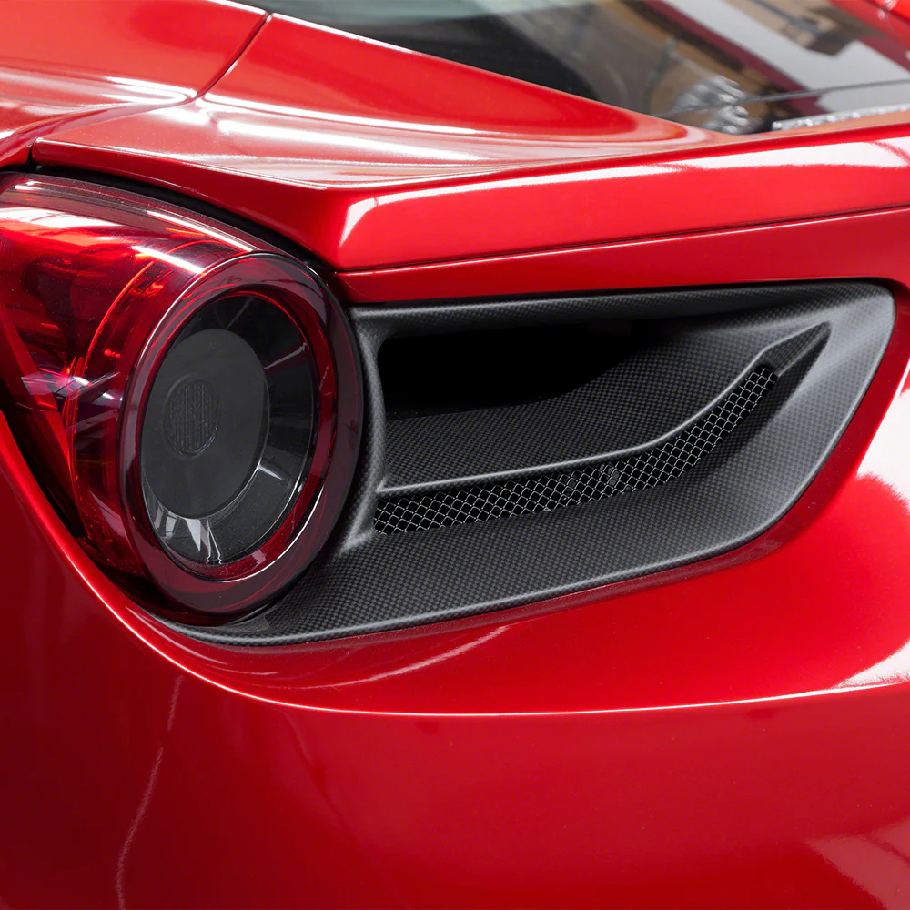 FERRARI 488 GTB/SPIDER Pre-Preg (Kuru) Karbon Fiber CP Arka Far Çerçeve