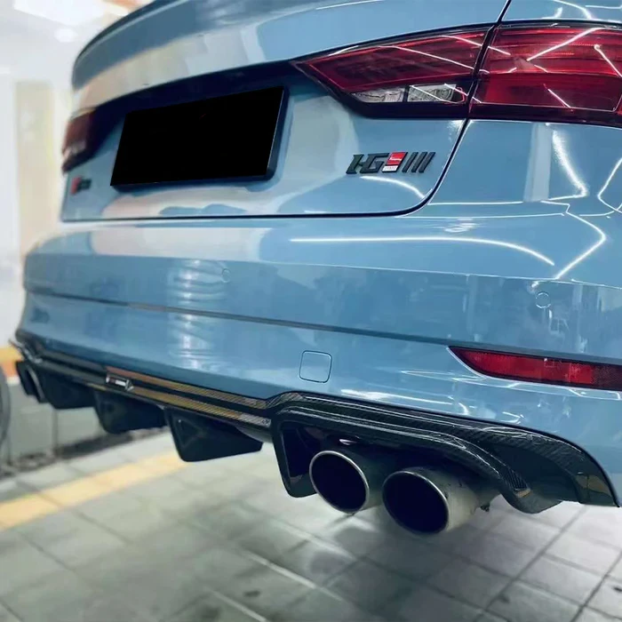 AUDI A3/S3 Dry Carbon Fiber Rear Lip