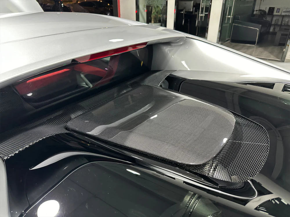 FERRARI 296 GTB Pre-Preg (Kuru) Karbon Fiber Arka Kaput Ek