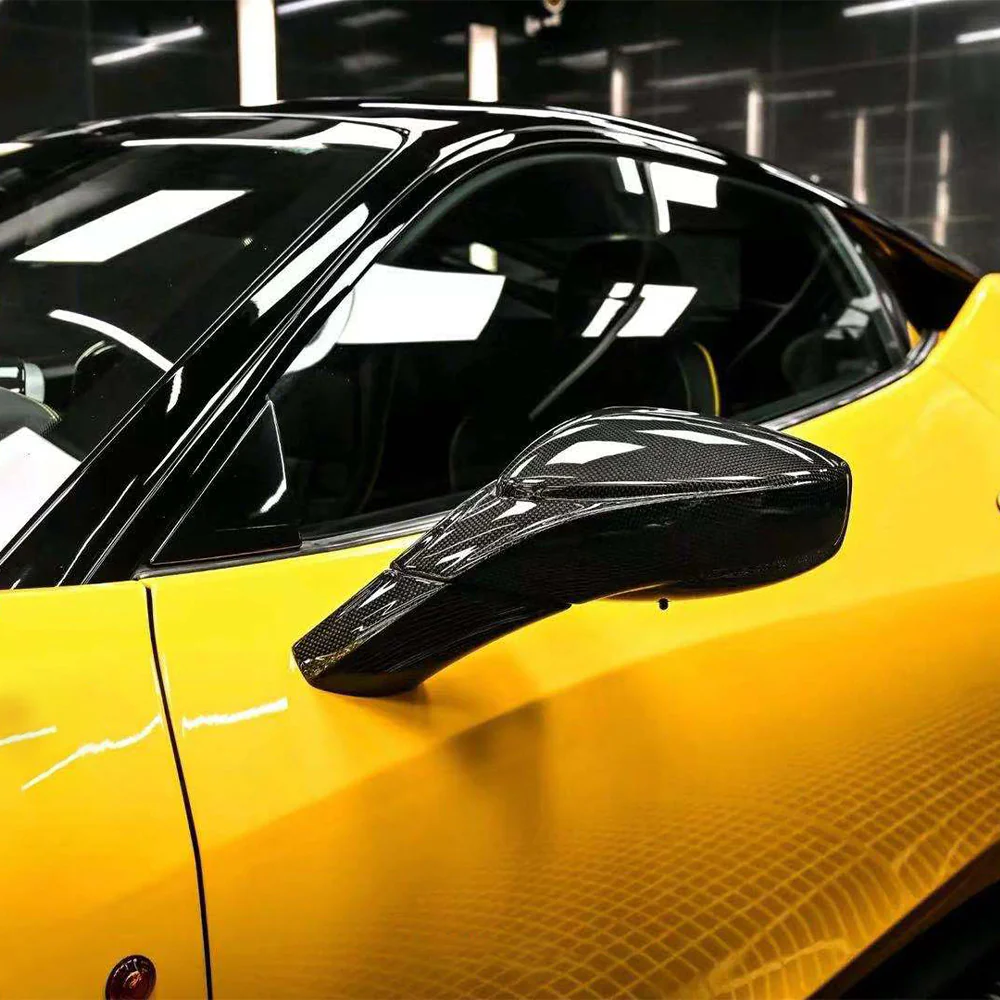 FERRARI 458/F8/488 Pre-Preg (Kuru) Karbon Fiber Ayna Kapağı