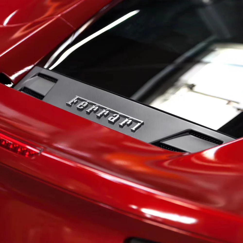 FERRARI 488 GTB Pre-Preg (Kuru) Karbon Fiber CP Arka Kapak