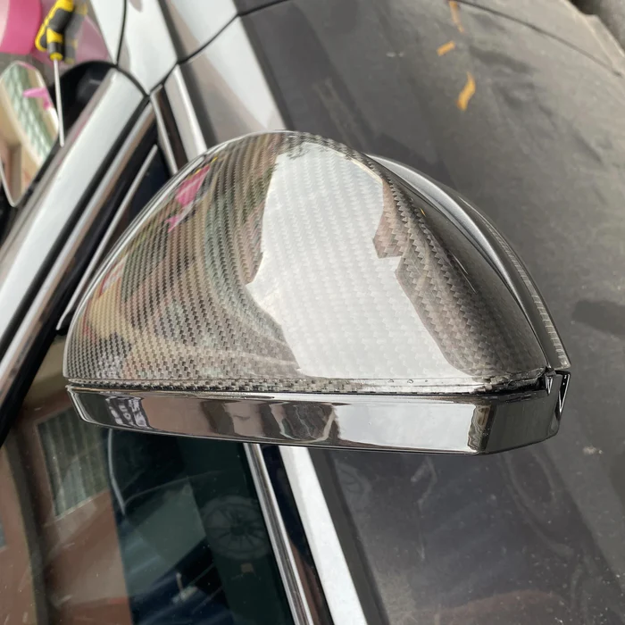 AUDI A6/S6 C8 Dry Carbon Fiber Mirror Caps