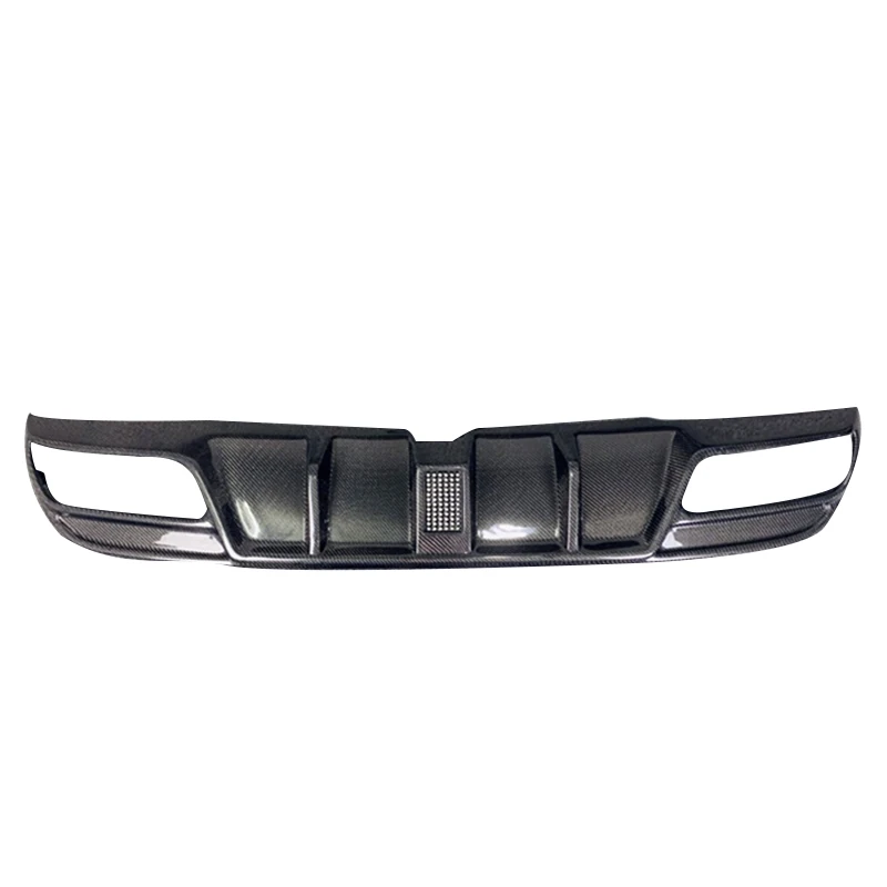 MERCEDES-BENZ C Class W205 4-Door Rear Diffuser Carbon Fiber with LED Light