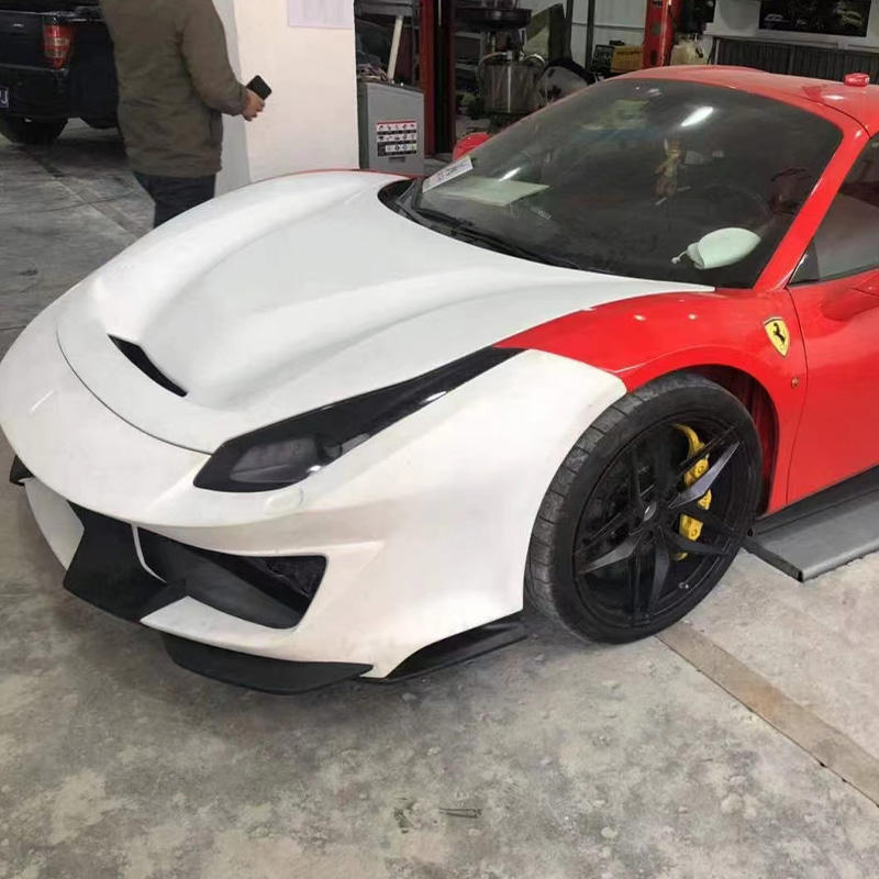 FERRARI 488 GTB/SPIDER Dry Carbon Fiber/CFRP PISTA Body Kit