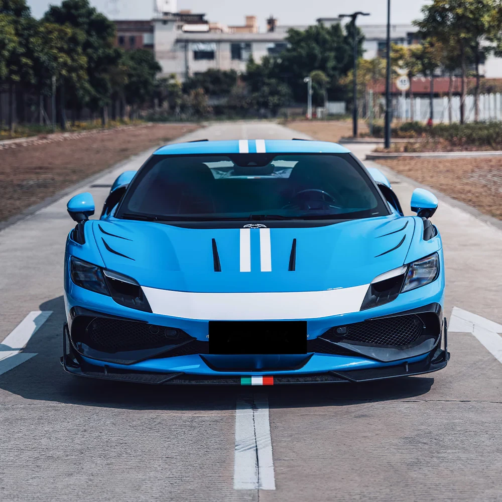 FERRARI 296 GTB/GTS Pre-Preg (Kuru) Karbon Fiber BF Ön Lip