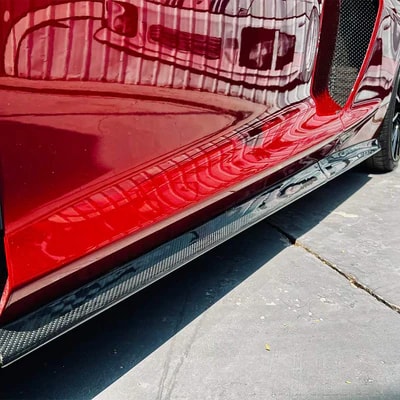 MCLAREN GT Pre-Preg (Kuru) Karbon Fiber Yan Marşpiyel