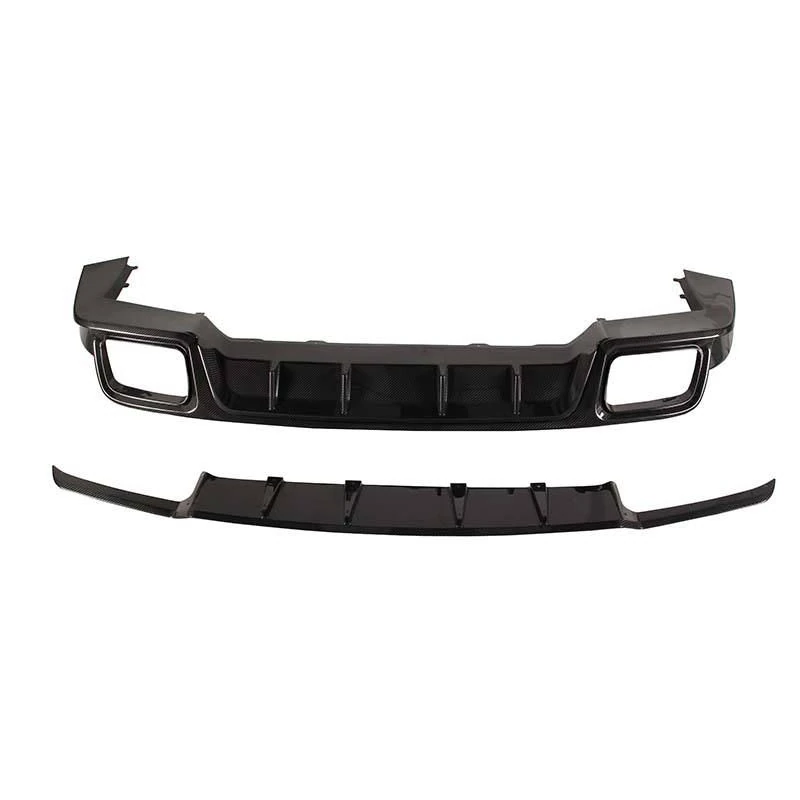 PORSCHE CAYENNE Pre-Preg (Kuru) Karbon Fiber Arka Difüzör