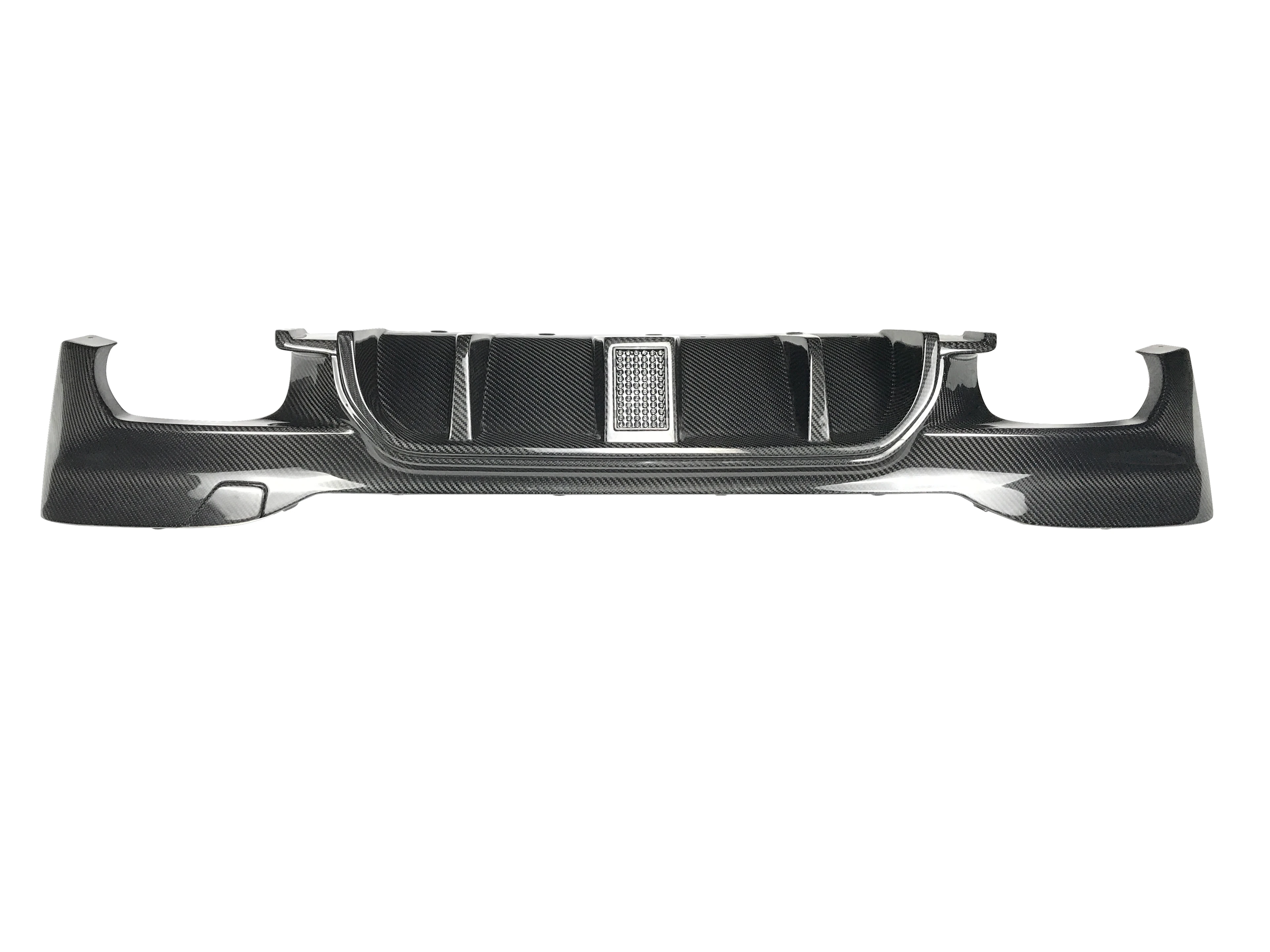 BMW M5 F90 Pre-Preg (Kuru) Karbon Fiber Ledli Arka Difüzör