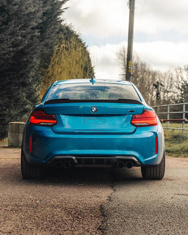 BMW M2 F87 Pre-Preg (Kuru) Karbon Fiber MP Arka Difüzör