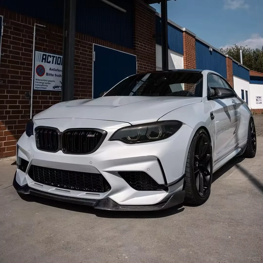 BMW M2 F87 Pre-Preg (Kuru) Karbon Fiber CS Ön Lip