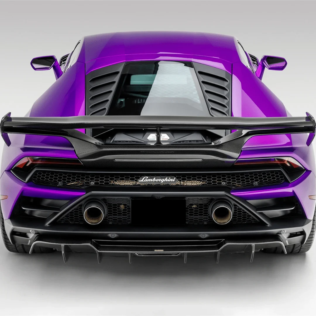 LAMBORGHINI HURACAN Pre-Preg (Kuru) Karbon Fiber V Tüm Spoiler