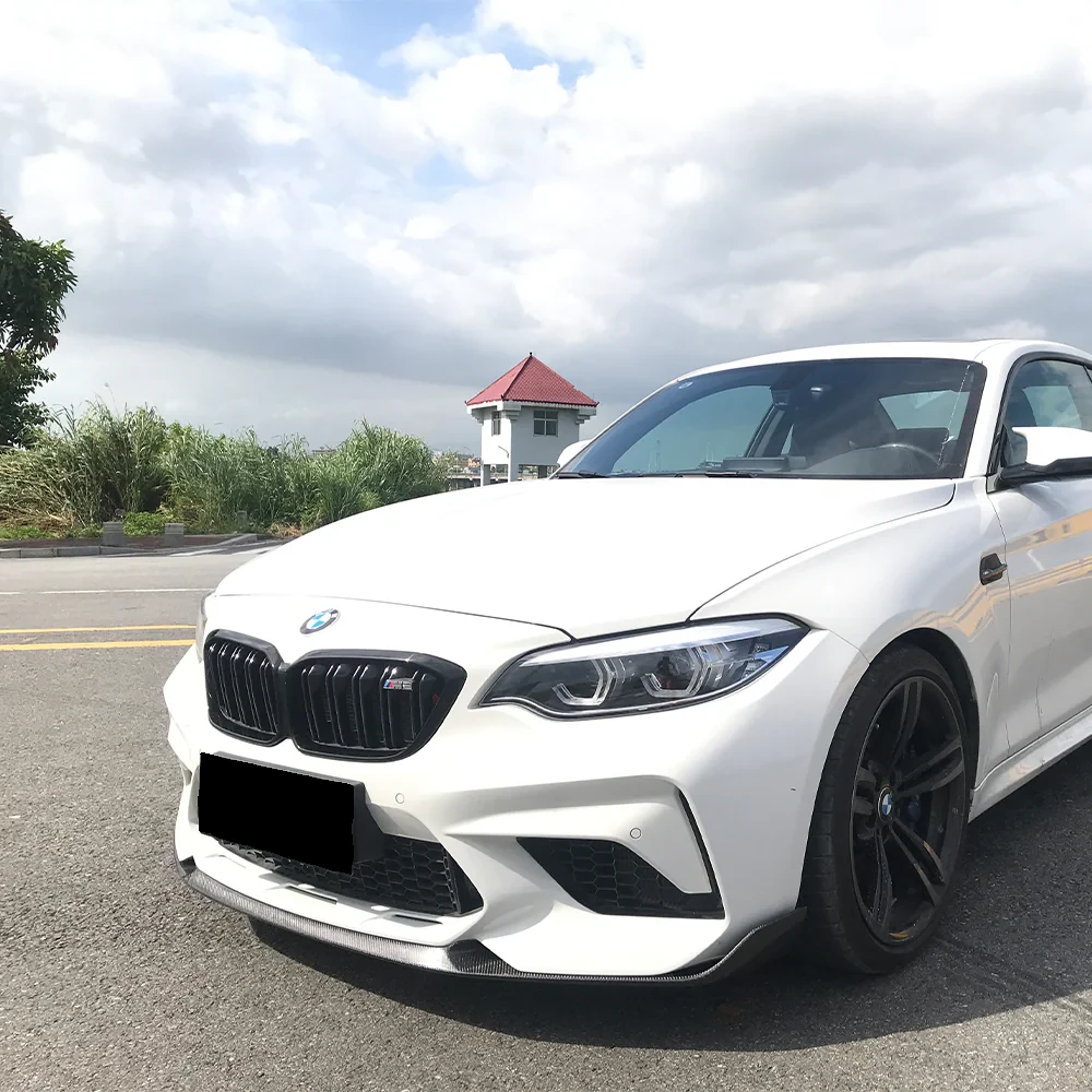 BMW M2 F87 Pre-Preg (Kuru) Karbon Fiber MP Ön Lip