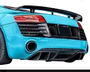 AUDI R8 M Style Carbon Fiber Rear Spoiler Wing Sport 4S V10 GT Sedan