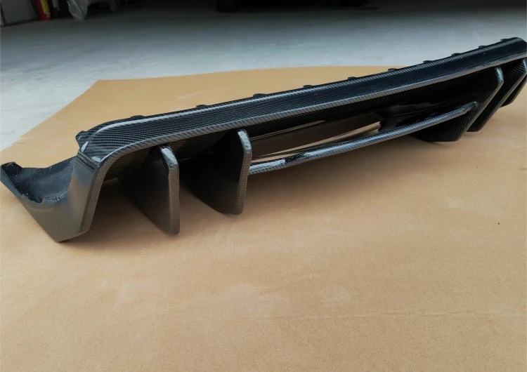 AUDI R8 Carbon Fiber Splitter Rear Lip Diffuser Gen 2 2017-2020