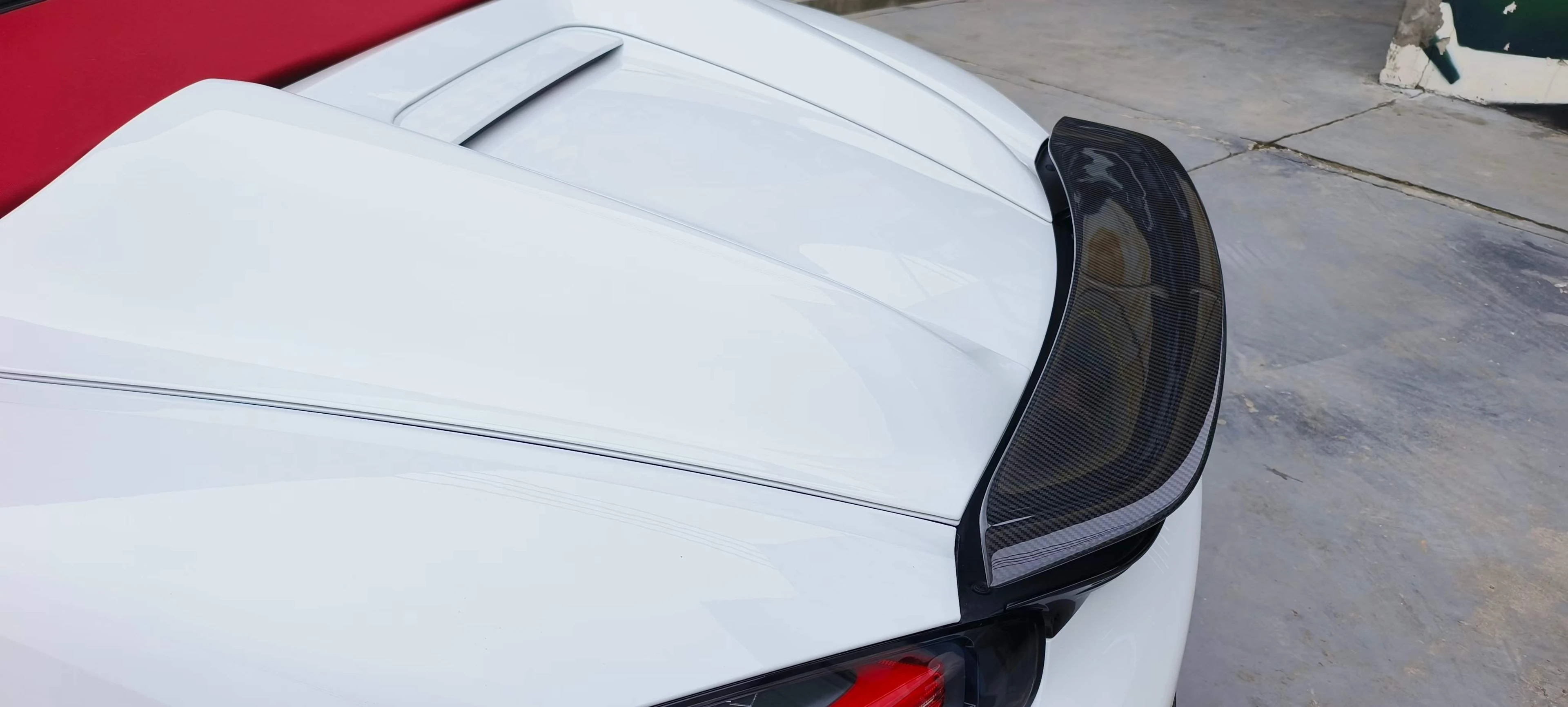 PORSCHE 718 CAYMAN/BOXSTER Pre-Preg (Kuru) Karbon Fiber Spoiler