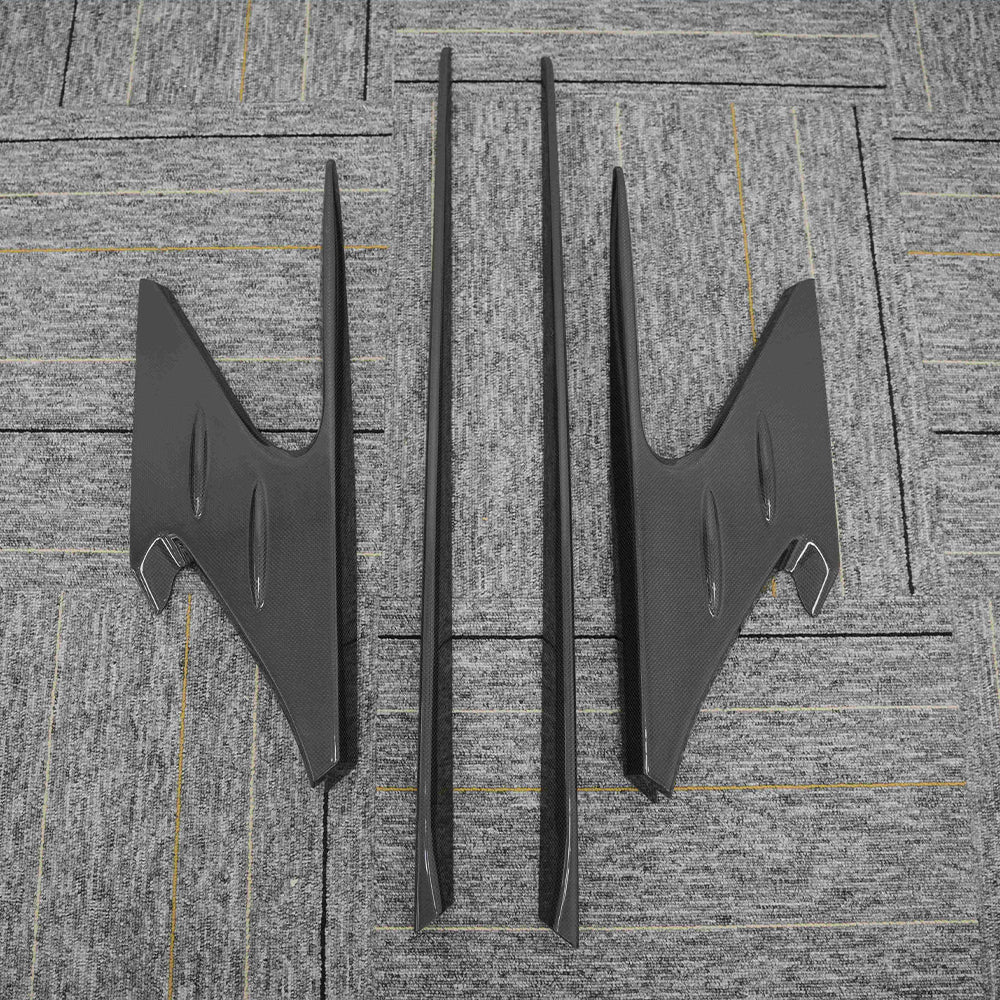 FERRARI 296 GTB/GTS Pre-Preg (Kuru) Karbon Fiber Yan Marşpiyel Ek