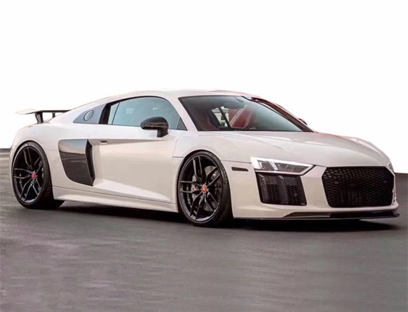 AUDI R8 VRS Style Carbon Fiber Front Bumper Lip Splitter Style VRS 2017-2019 