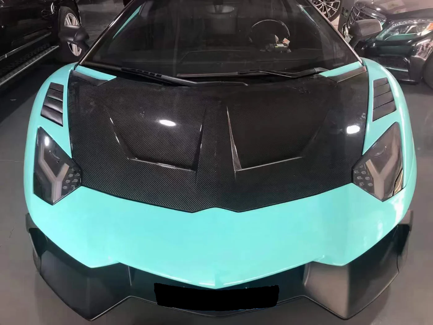 LAMBORGHINI AVENTADOR Pre-Preg (Kuru) Karbon Fiber Ön Kaput