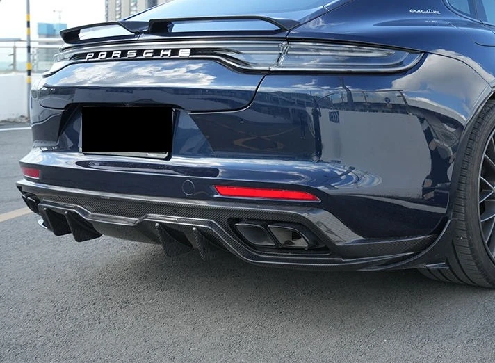 PORSCHE PANAMERA Pre-Preg (Kuru) Karbon Fiber Arka Difüzör