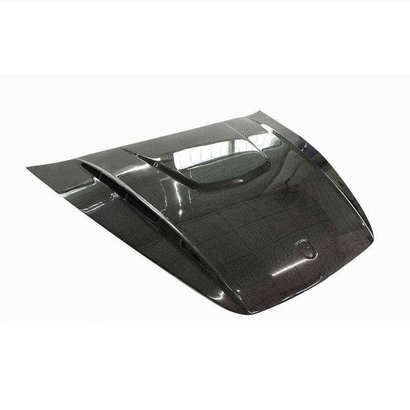 PORSCHE CAYENNE Pre-Preg (Kuru) Karbon Fiber Hava Kanallı Kaput