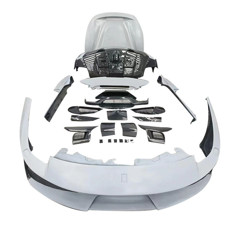 FERRARI 488 GTB/SPIDER Pre-Preg (Kuru) Karbon Fiber/CRFP PISTA Body Kit