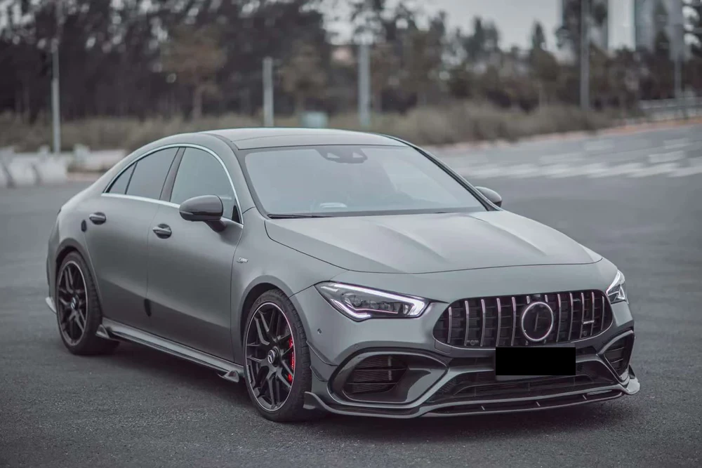 MERCEDES-BENZ AMG C118 Pre-Preg (Kuru) Karbon Fiber Ön Lip