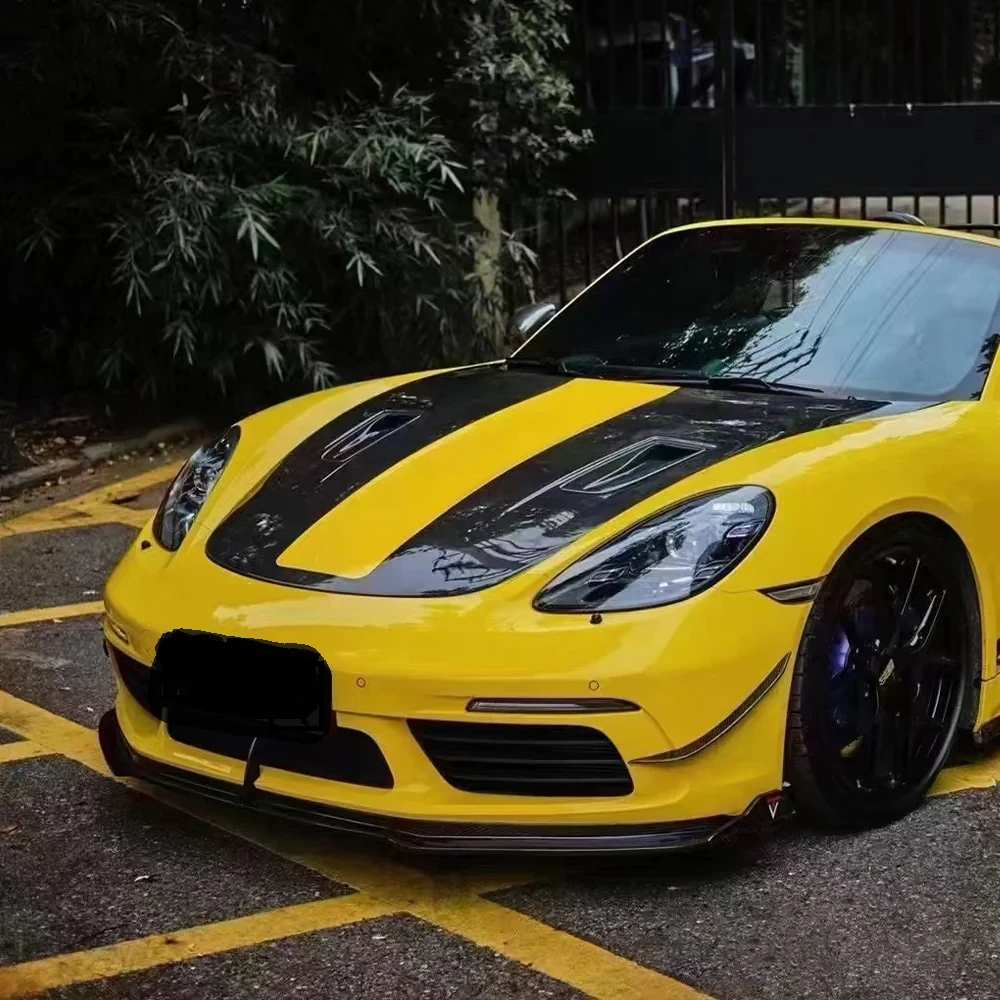 PORSCHE 718 CAYMAN/BOXSTER Pre-Preg (Kuru) Karbon Fiber Ön Lip