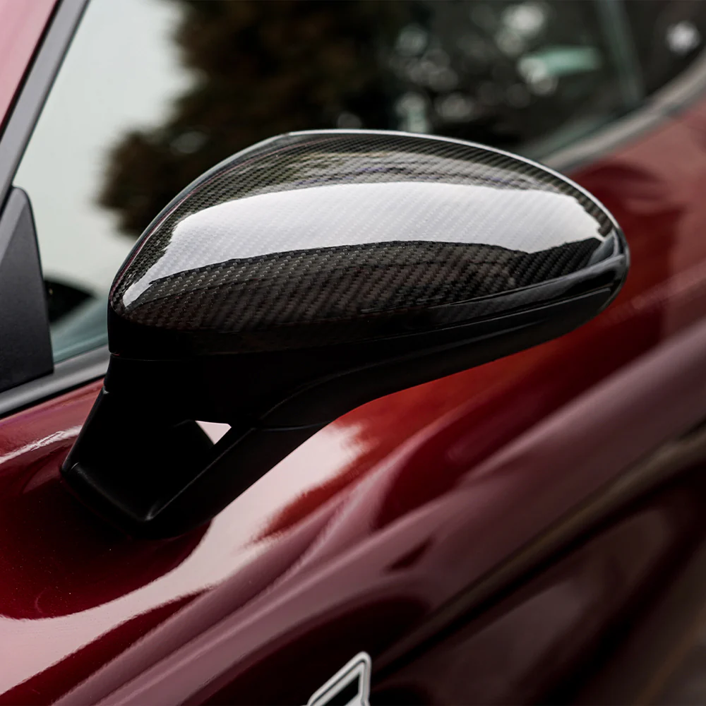 PORSCHE 718 Pre-Preg (Kuru) Karbon Fiber Ayna Kapağı