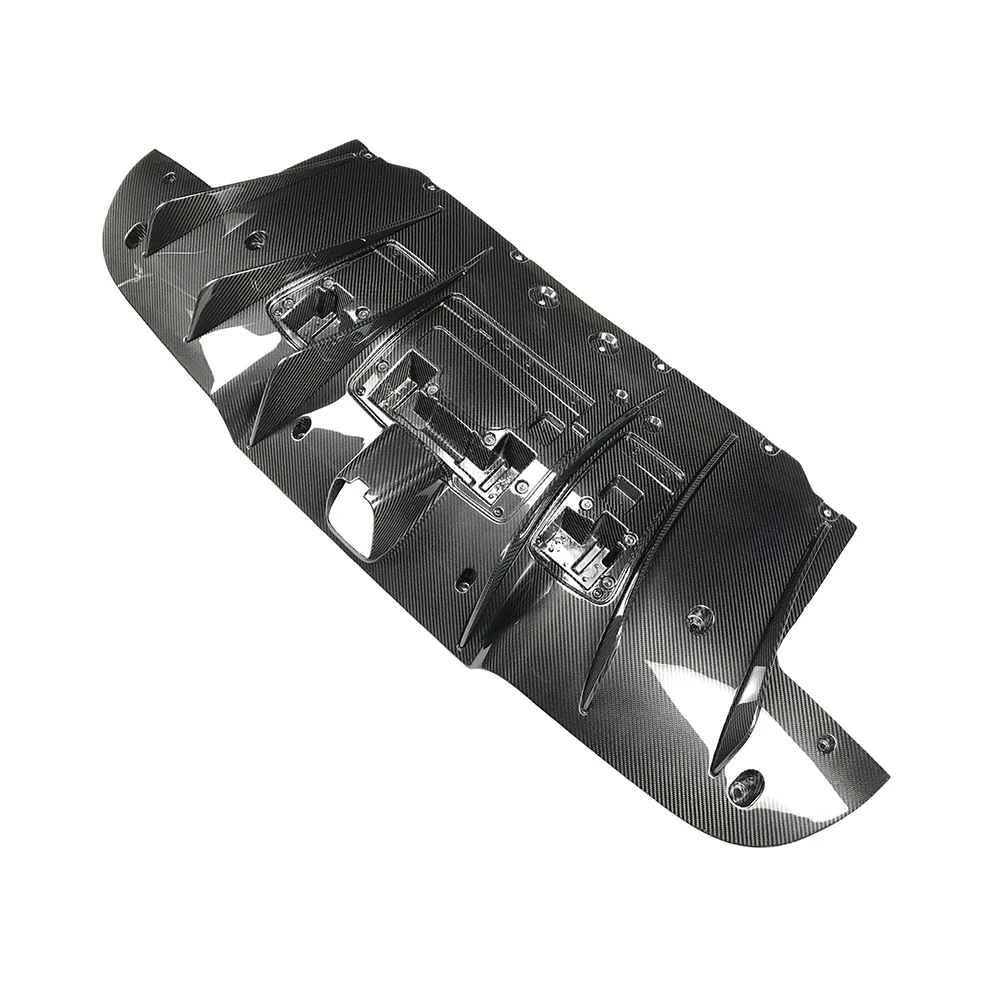 FERRARI 488 GTB/SPIDER Pre-Preg (Kuru) Karbon Fiber SN Arka Difüzör