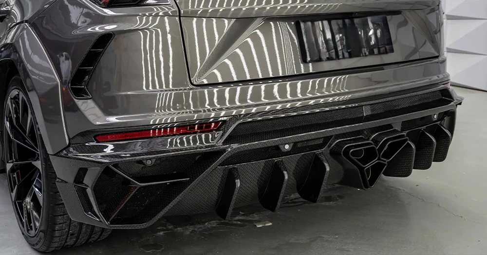 LAMBORGHINI URUS Pre-Preg (Kuru) Karbon Fiber MSY Arka Tampon & Difüzör