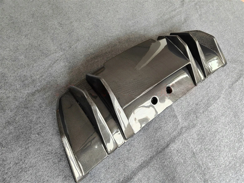 AUDI R8 Carbon Fiber Splitter Rear Lip Diffuser Gen1 2008-2015