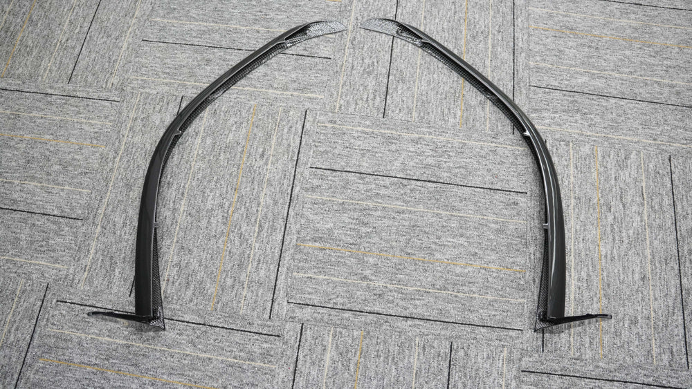 FERRARI 296 GTB/GTS Pre-Preg (Kuru) Karbon Fiber OEM Ön Tampon Köşe Ek