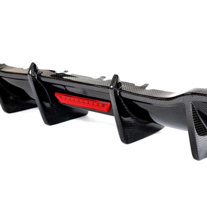 AUDI RS3 Dry Carbon Fiber Rear Lip with Lamp