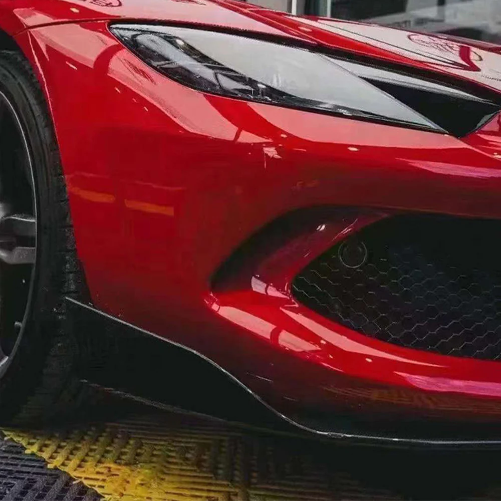 FERRARI 296 GTB/GTS Pre-Preg (Kuru) Karbon Fiber Ön Tampon Köşe Ek