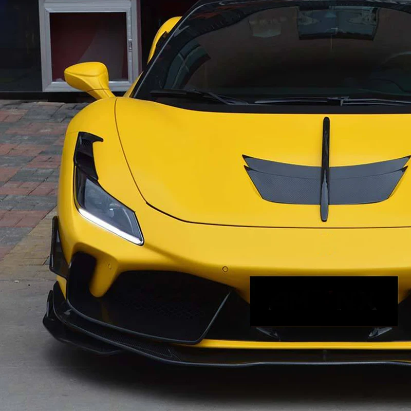 FERRARI F8 Pre-Preg (Kuru) Karbon Fiber Ön Hava Kanalı