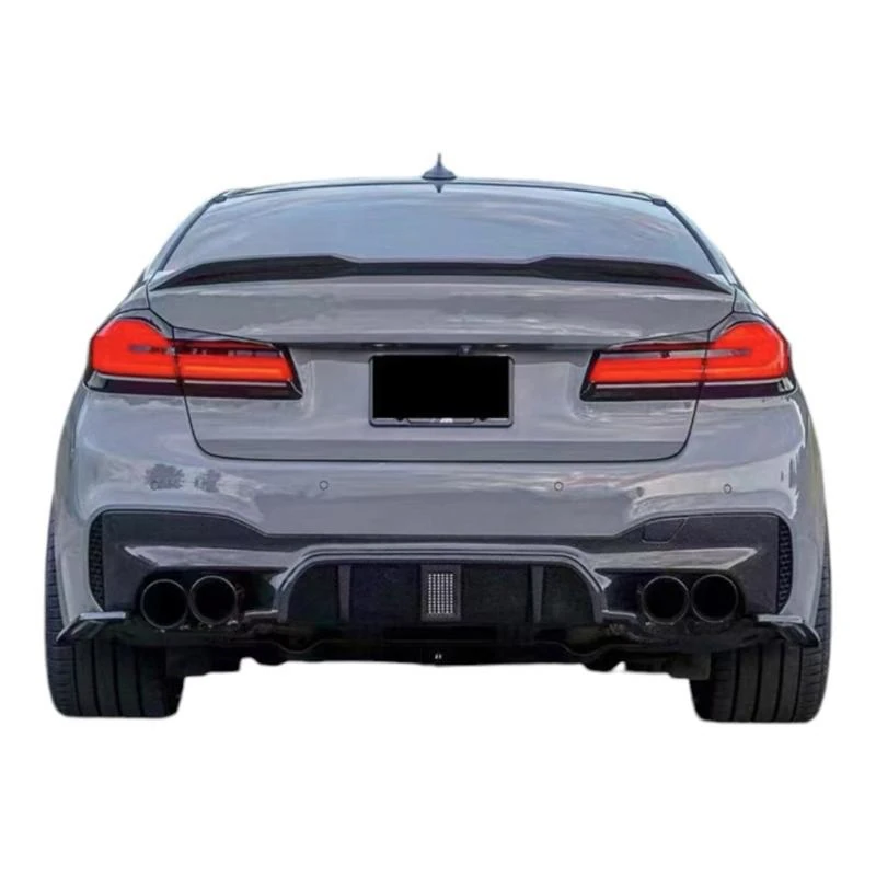 BMW M5 F90 Pre-Preg (Kuru) Karbon Fiber Ledli Arka Difüzör