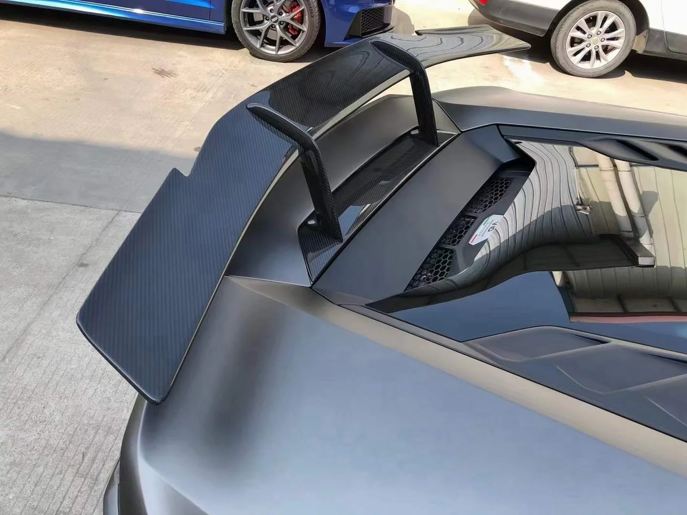 LAMBORGHINI HURACAN Pre-Preg (Kuru) Karbon Fiber SD Spoiler