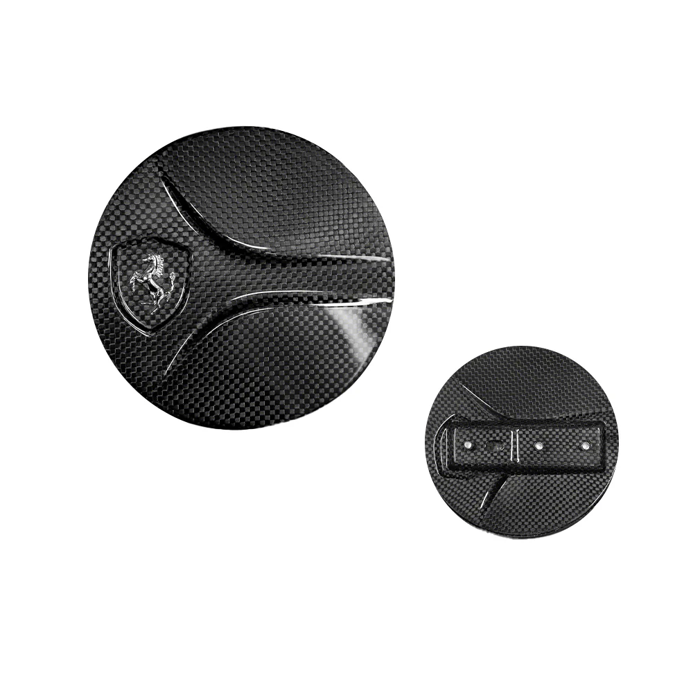 FERRARI 488 GTB/SPIDER Pre-Preg (Kuru) Karbon Fiber Depo Kapağı