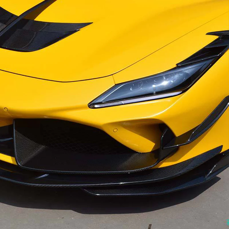 FERRARI F8 Pre-Preg (Kuru) Karbon Fiber Ön Hava Yüzgeci